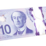 Counterfeit $10 CAD Money