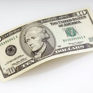 Counterfeit 10 USD Money