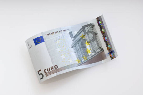 Counterfeit 5 Euro Money