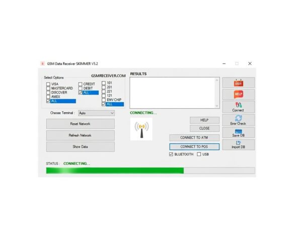 GSM Data Receiver software V2.5